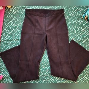 Women's Flare Navy Suede Dress Pants from Spanx